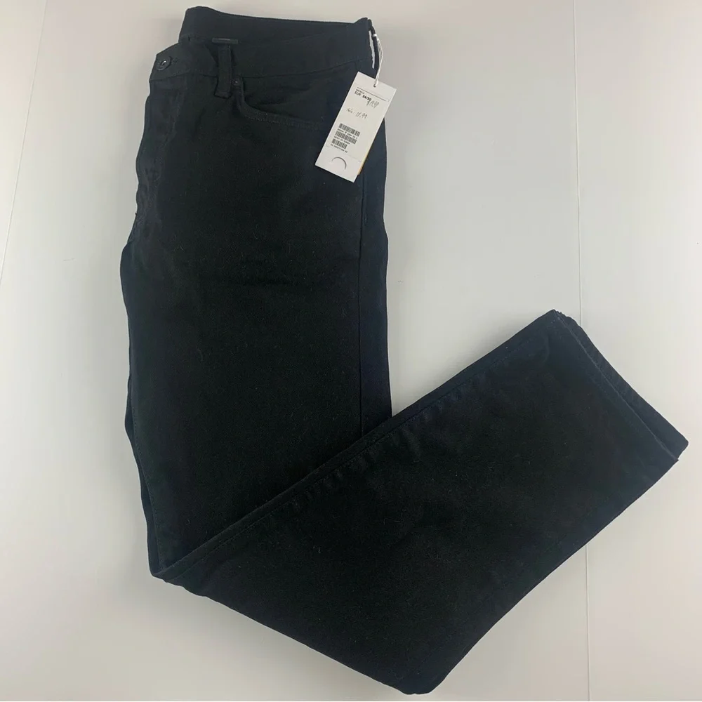 H&M NWT straight fit denim black jeans - Picture 2 of 4